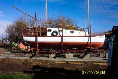 Boat on slipway