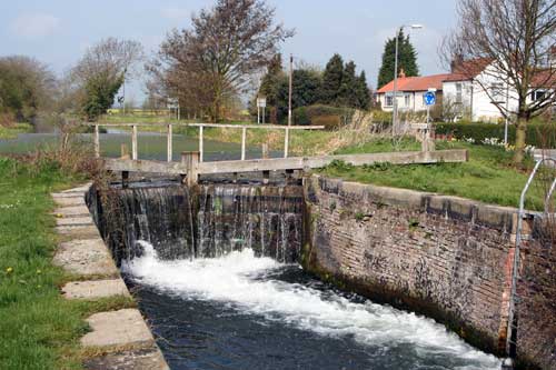 Wansford lock gates